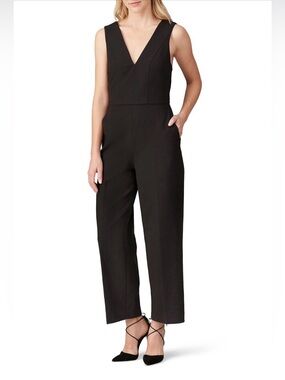 Club Monaco Black Tailored Jumpsuit Size 10 (Fits 8) Workwear Office Chic